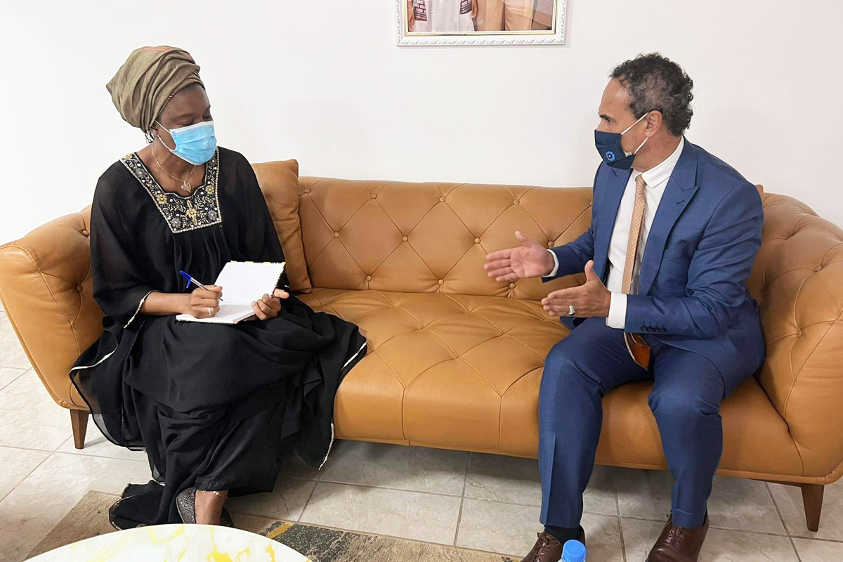 Visite d’amitié, l’ambassadeur de la France m. Marc Fonbaustier