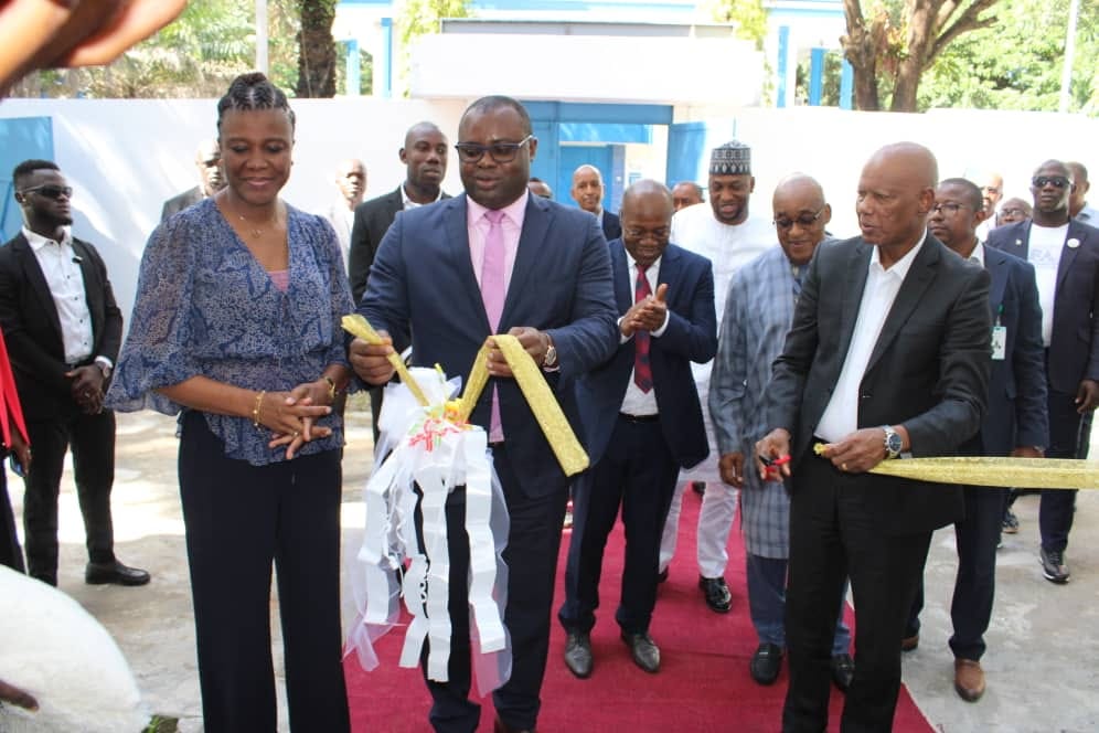 Cérémonie d’inauguration du nouveau siège de la Cellule de Communication du Gouvernement .