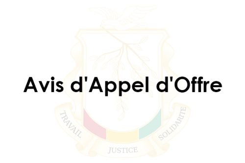 Avis d’appel d’offre National N°02/mpten/sg/cab/prmp/2024