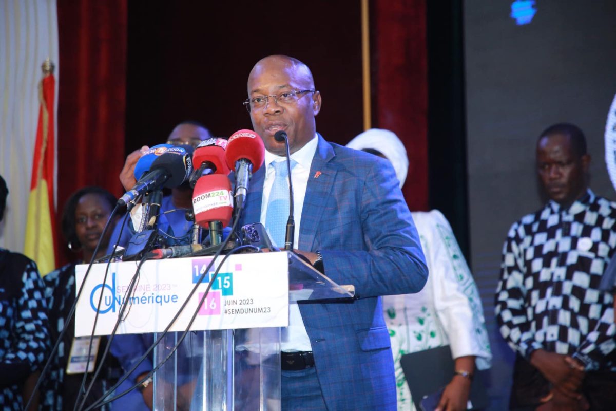 Discours de remerciements de M. Ousmane Gaoual Diallo, Ministère des Postes,Télécommunications et de l’Economie Numérique.