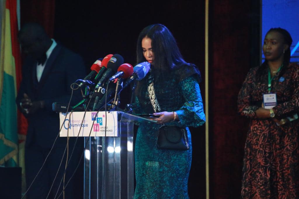 Extrait du discours de Remerciements de la Présidente du comité d’organisation de la Semaine du Numérique, Mme Fatou SYLLA SOUARE- DGA de l’Agence Nationale du Service Universel des Télécommunications & du Numérique