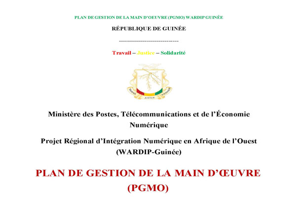 WARDIP Guinée : Rapport finale du PGMO