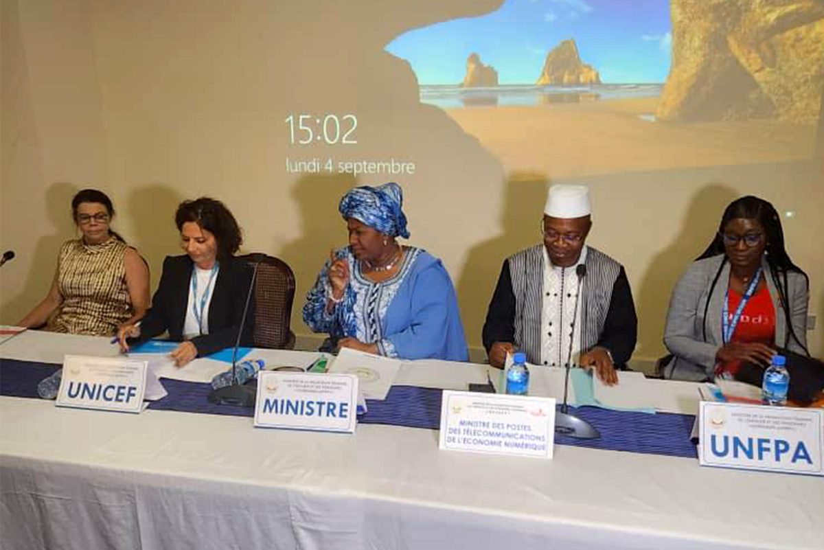 Cérémonie de lancement officiel de la base de données des violences basées sur le genre ( VBG)